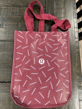 lululemon athletica Maroon Logo Tote Bag